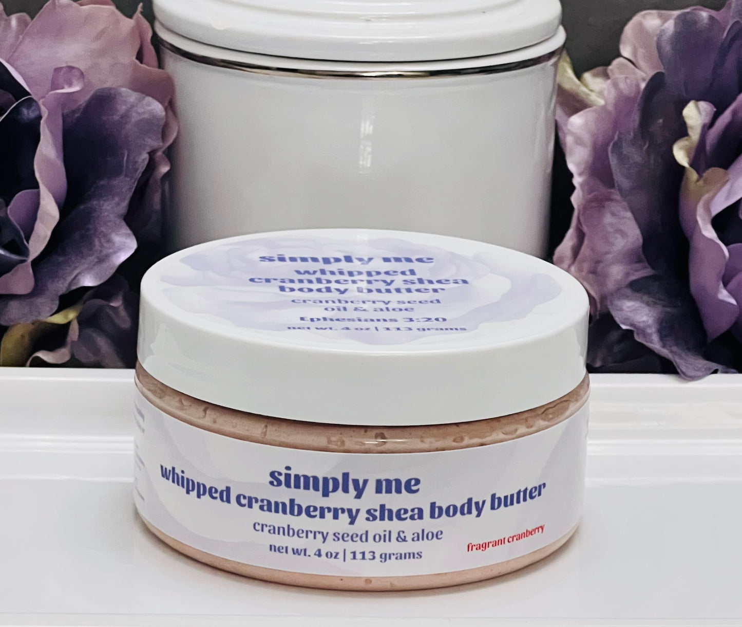 whipped cranberry shea butter