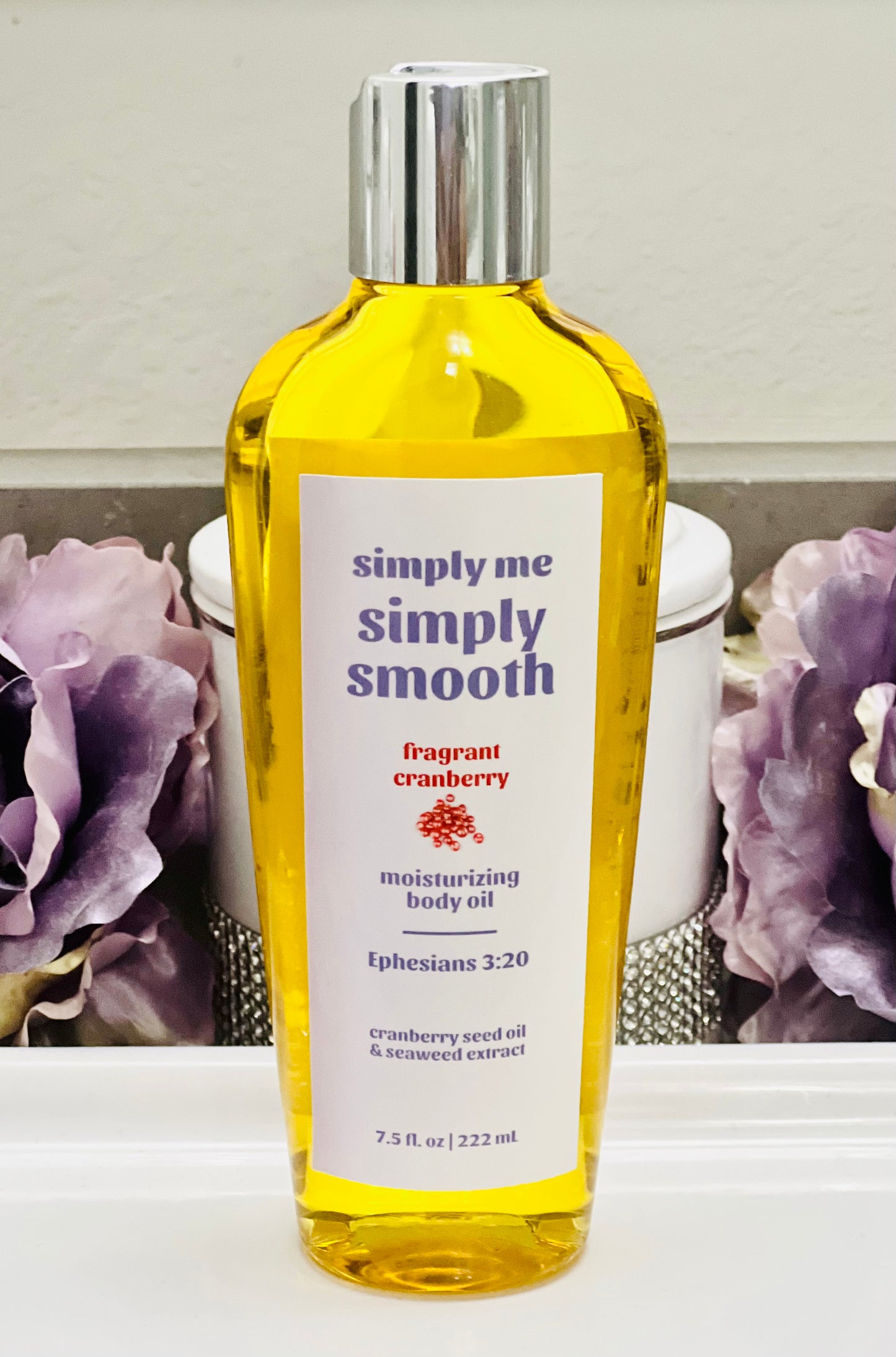 simply smooth moisturizing body oil