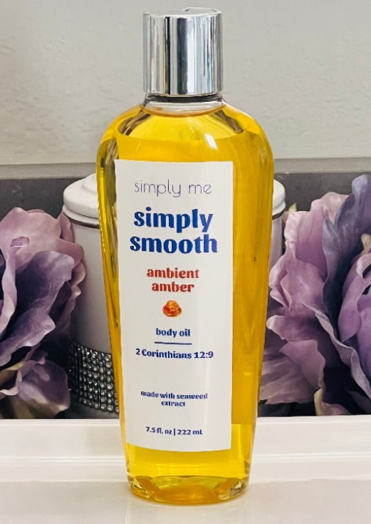 simply smooth moisturizing body oil