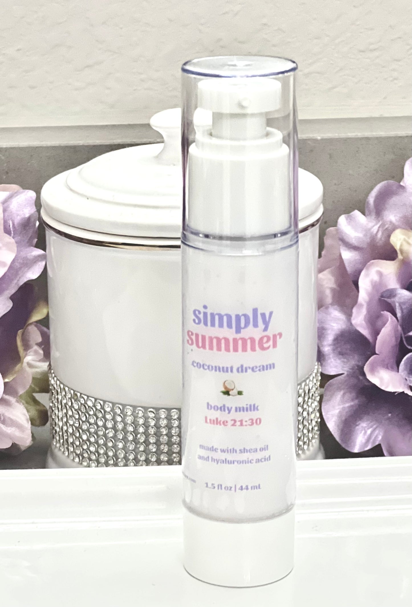 simply summer moisturizing body milk