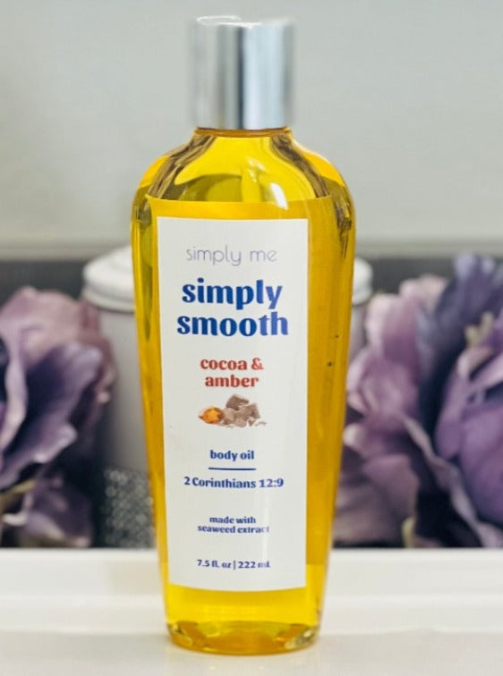 simply smooth moisturizing body oil