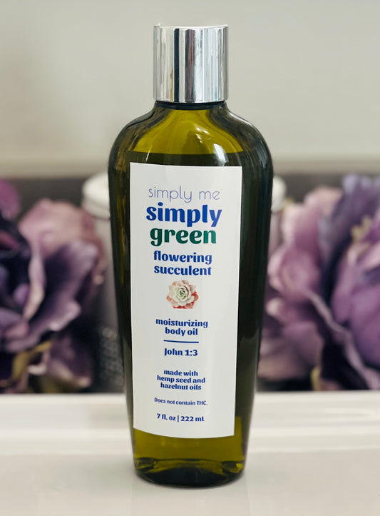simply green moisturizing body oil