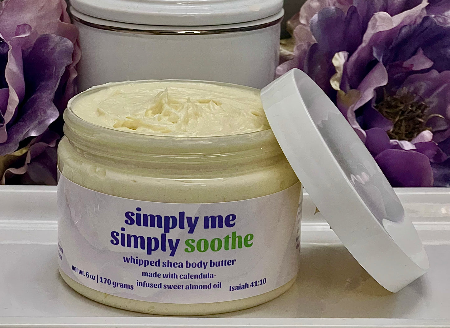 simply soothe whipped shea butter