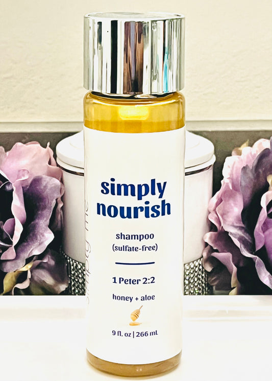 simply nourish shampoo - honey & aloe (sulfate-free)